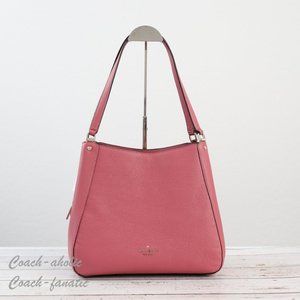 Kate Spade Leila Medium Triple Compartment Shoulder Bag in Pomegranate